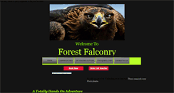 Desktop Screenshot of forestfalconry.com